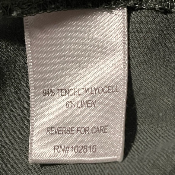 Garnet Hill Green Tencel Lyocell &Linen Blend Pants Sz XS - Picture 8 of 8